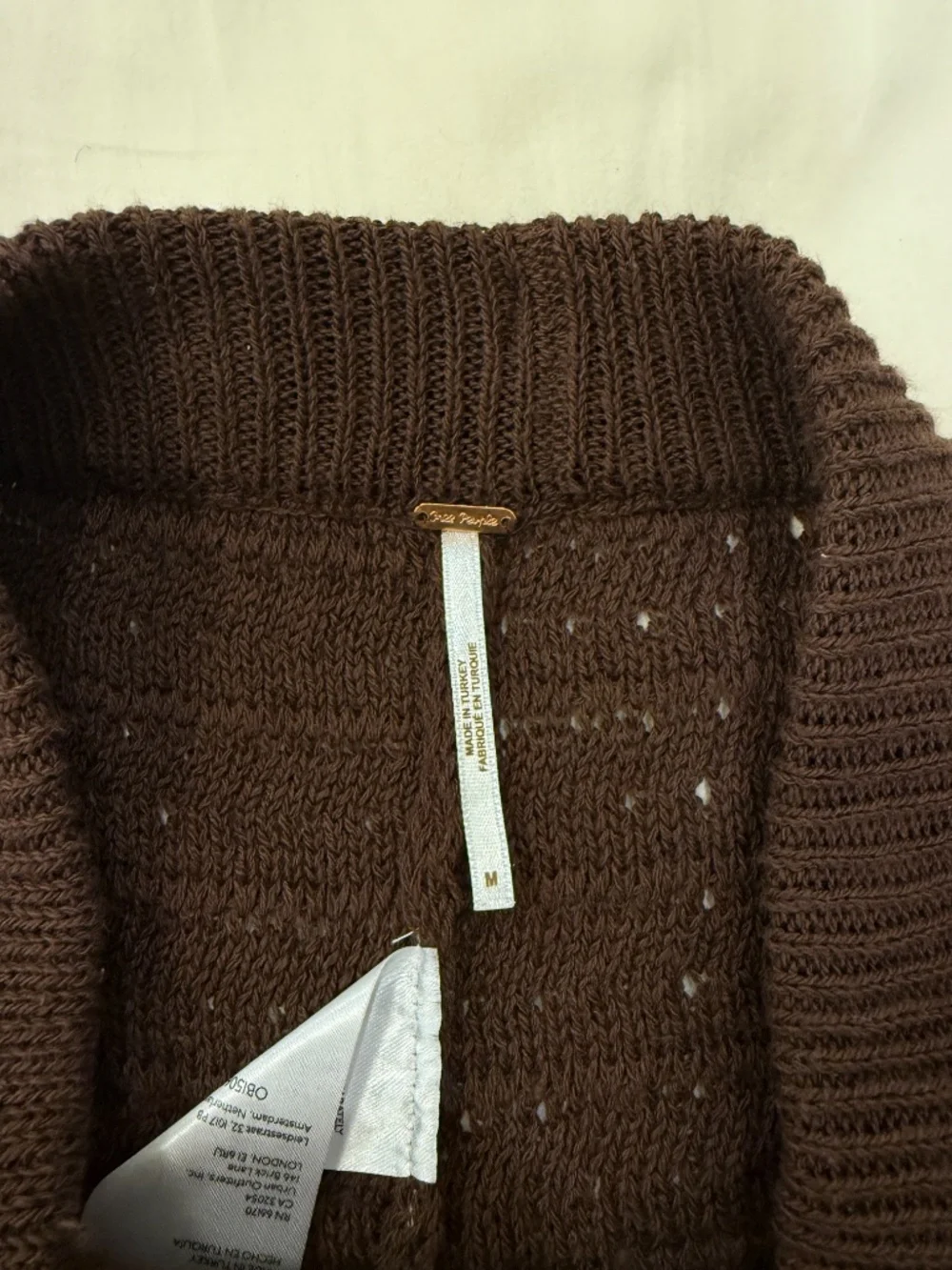 Free People Brown Crochet Skort
